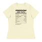 Freedom Kind Facts | Women's Relaxed T-Shirt