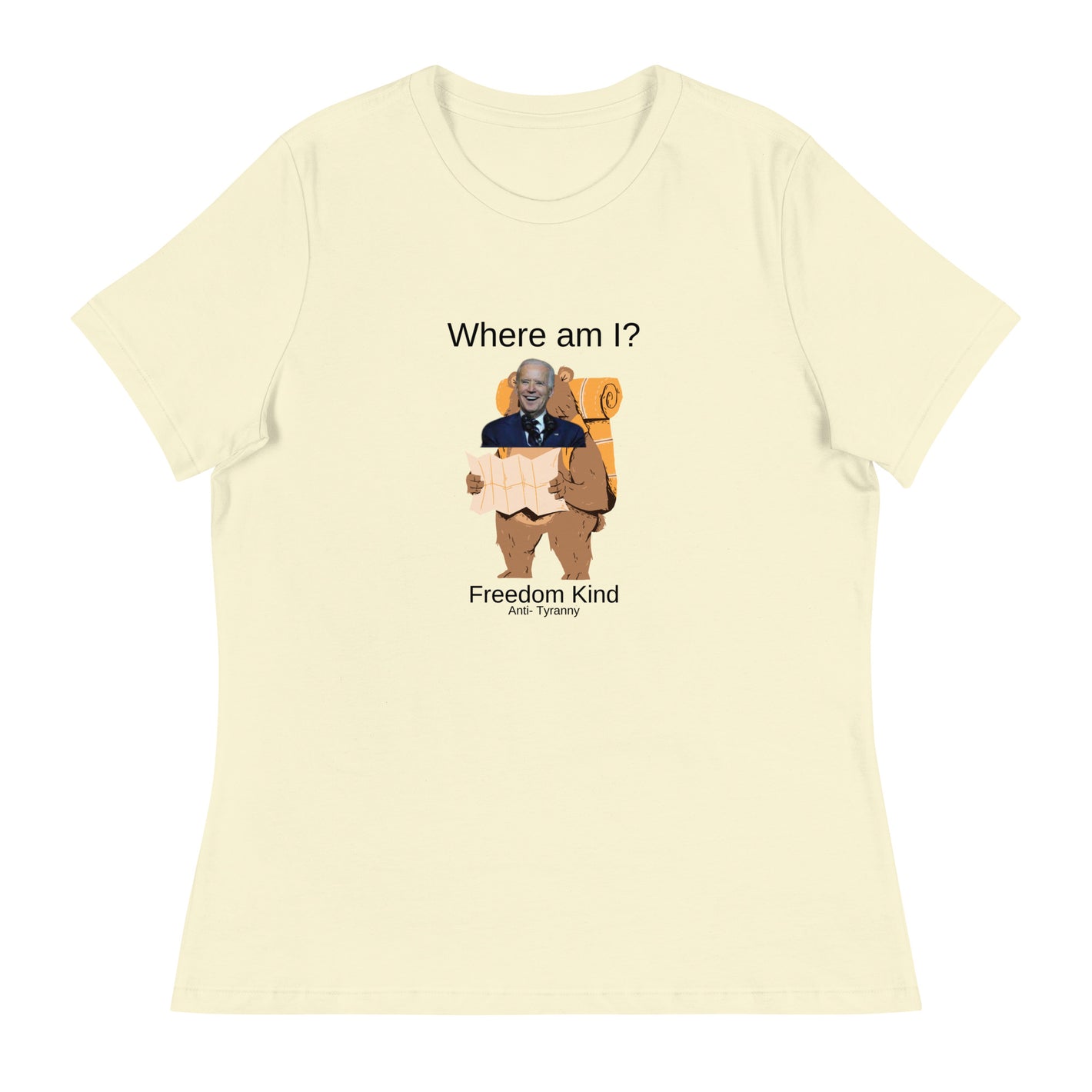 Joe Biden Where Am I? | Women's Relaxed T-Shirt