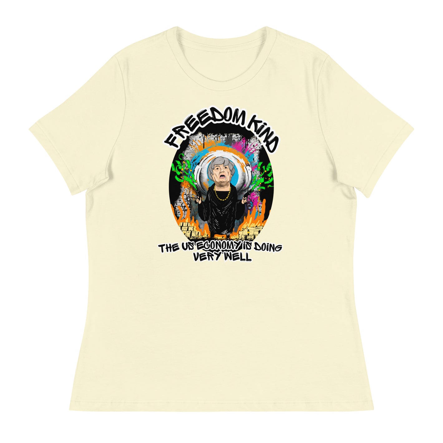 "The US Economy is doing very well." - Janet Yellen | Women's Relaxed T-Shirt