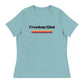 Anti - Tyranny Sunset Banner | Women's Relaxed T-Shirt