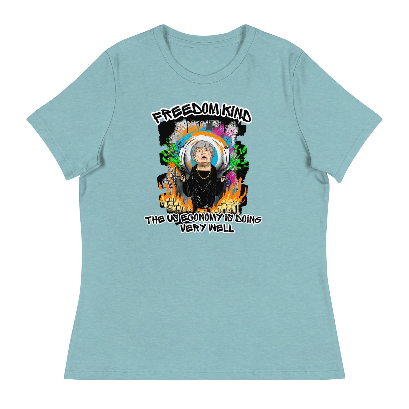 "The US Economy is doing very well." - Janet Yellen | Women's Relaxed T-Shirt