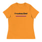 Anti - Tyranny Sunset Banner | Women's Relaxed T-Shirt