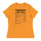 Freedom Kind Facts | Women's Relaxed T-Shirt