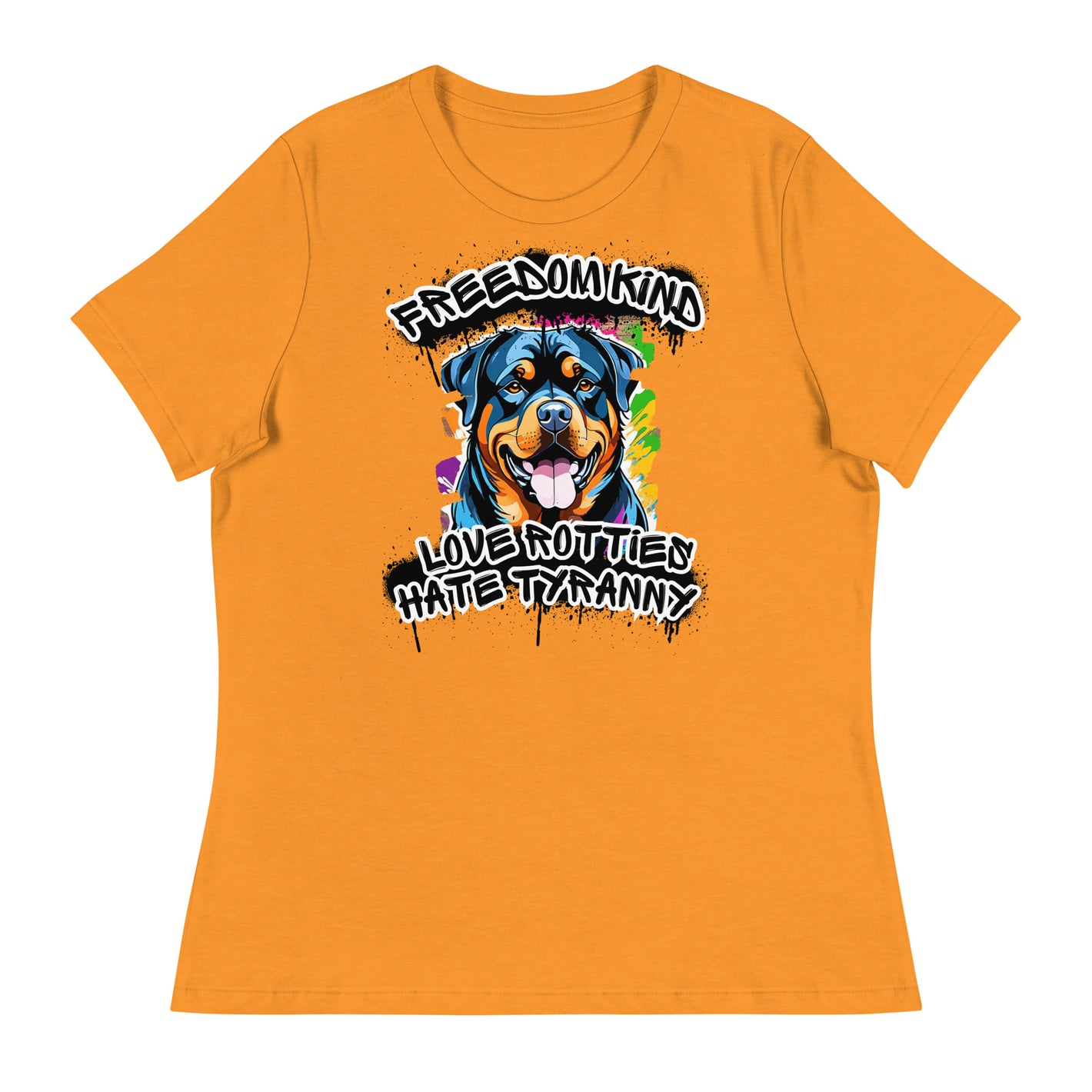 Love Rotties, Hate Tyranny | Women's Relaxed T-Shirt