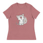 Anti - Tyranny Kitten | Women's Relaxed T-Shirt