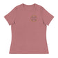 Anti-Tyranny Floral Logo | Women's Relaxed T-Shirt