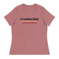 Anti - Tyranny Sunset Banner | Women's Relaxed T-Shirt