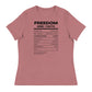 Freedom Kind Facts | Women's Relaxed T-Shirt