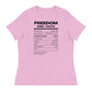 Freedom Kind Facts | Women's Relaxed T-Shirt