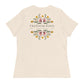 Anti-Tyranny Floral Logo | Women's Relaxed T-Shirt