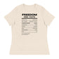 Freedom Kind Facts | Women's Relaxed T-Shirt