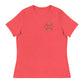 Anti-Tyranny Floral Logo | Women's Relaxed T-Shirt