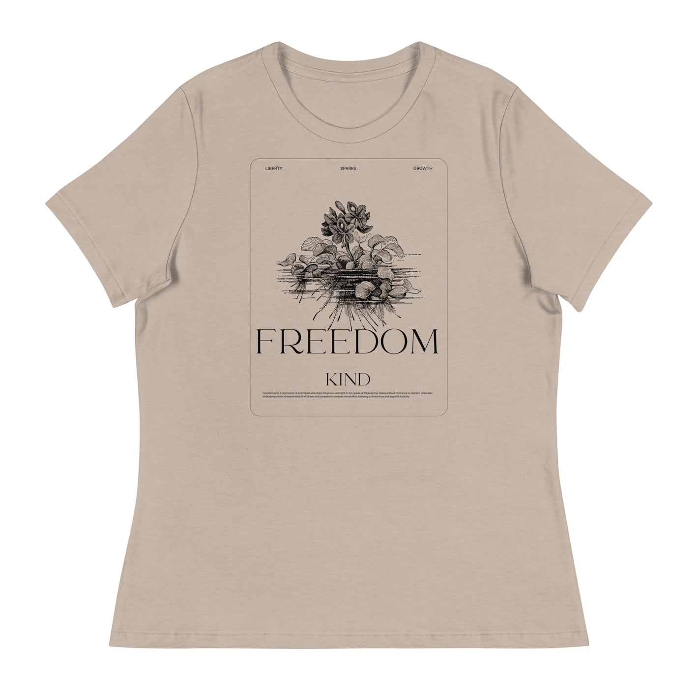Liberty Sparks Growth | Women's Relaxed T-Shirt