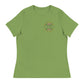 Anti-Tyranny Floral Logo | Women's Relaxed T-Shirt