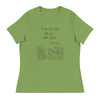 Freedom is The Oxygen of The Soul - Moshe Dayan | Women's Relaxed T-Shirt - Leaf