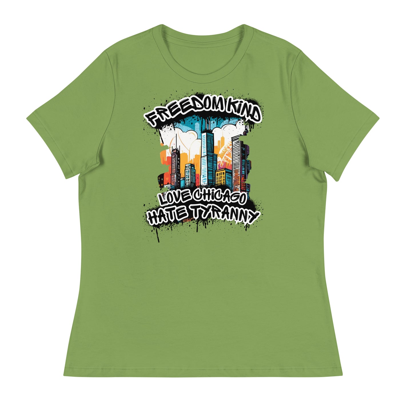 Love Chicago, Hate Tyranny | Women's Relaxed T-Shirt