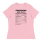 Freedom Kind Facts | Women's Relaxed T-Shirt