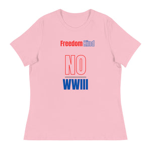 No WWIII T-shirt | Women's Relaxed T-Shirt