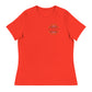 Anti-Tyranny Floral Logo | Women's Relaxed T-Shirt