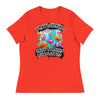 Hate Tyranny, Love Flowers | Women's Relaxed T-Shirt - Poppy