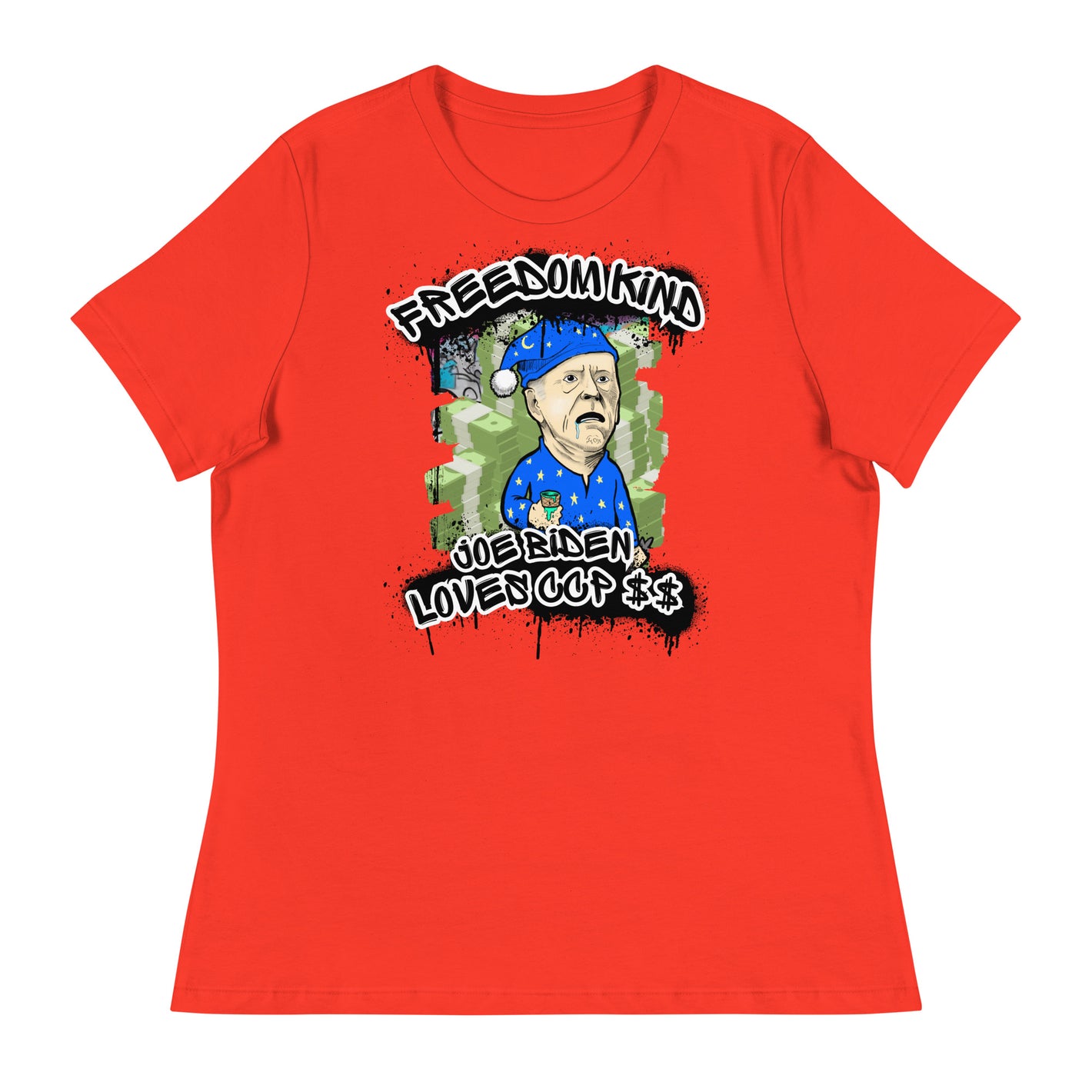 Joe Biden Loves CCP Money | Women's Relaxed T-Shirt
