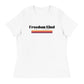 Anti - Tyranny Sunset Banner | Women's Relaxed T-Shirt