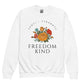 Anti - Tyranny Spring Flowers | Kids Crewneck Sweatshirt