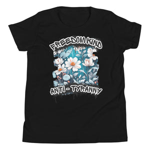 Winter Flowers | Freedom Kind Youth Short Sleeve T-Shirt