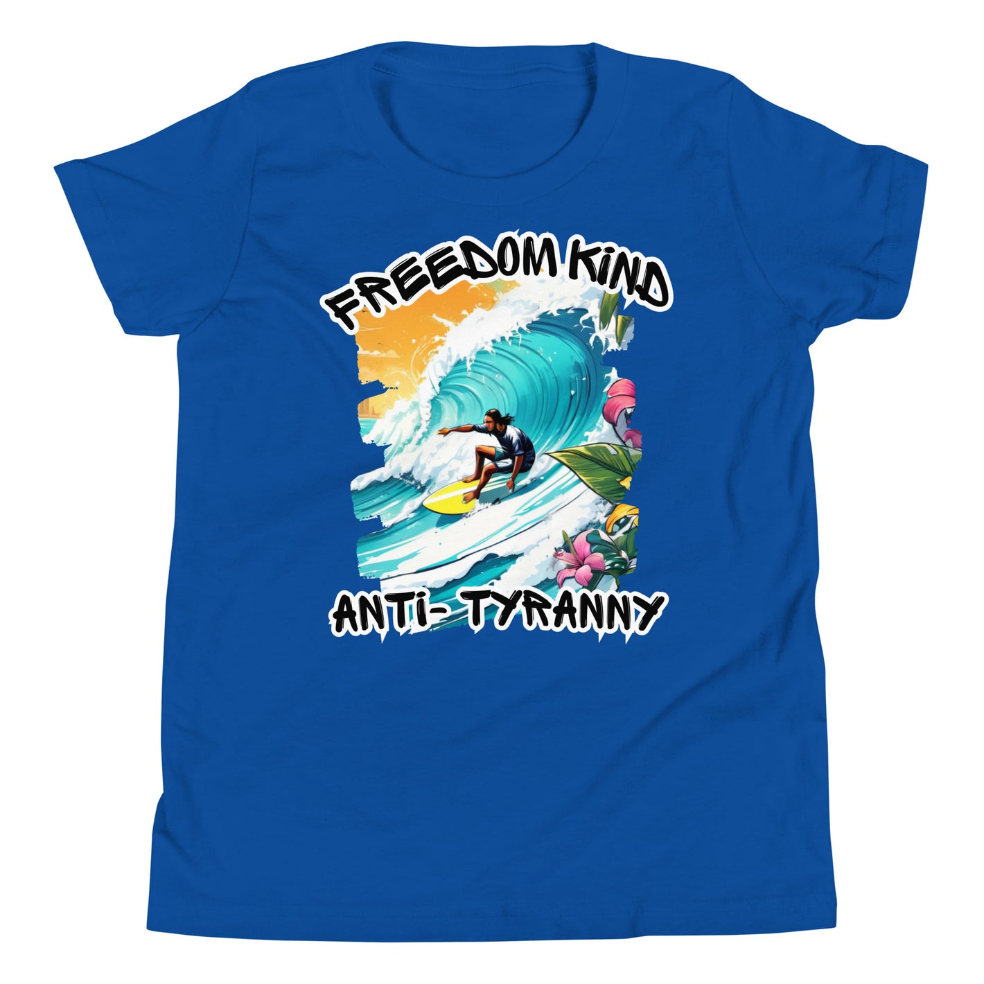 freedom kind surfer | Freedom Kind Youth Short Sleeve T-Shirt