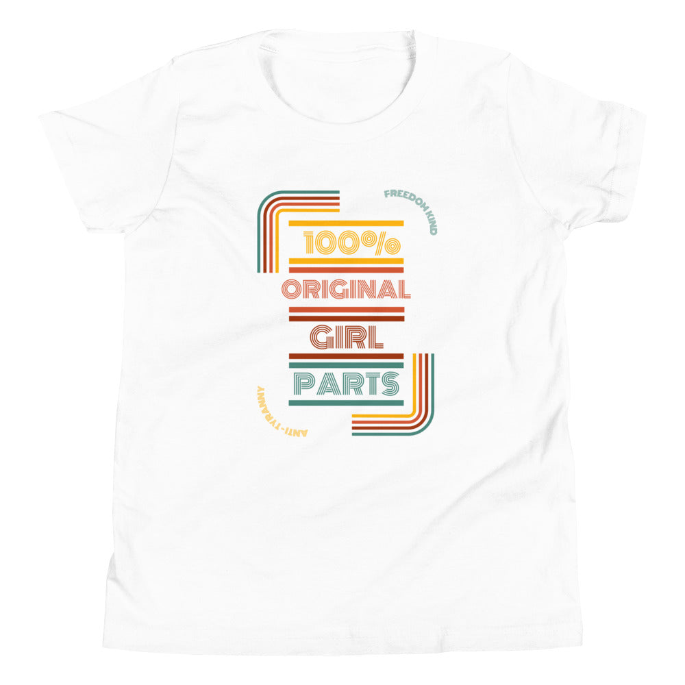 100% Original Girls Parts | Kids Short Sleeve T-Shirt
